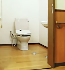 安心設計のトイレ